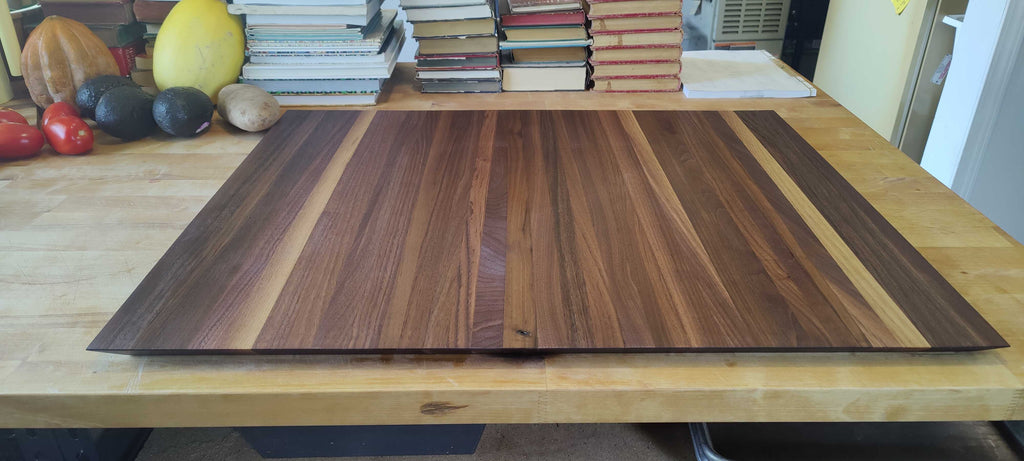 XL Black Walnut Stovetop Cover / Cutting Board